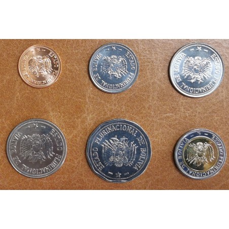 eurocoin eurocoins Bolivia 6 coins 2010-2017 (UNC)