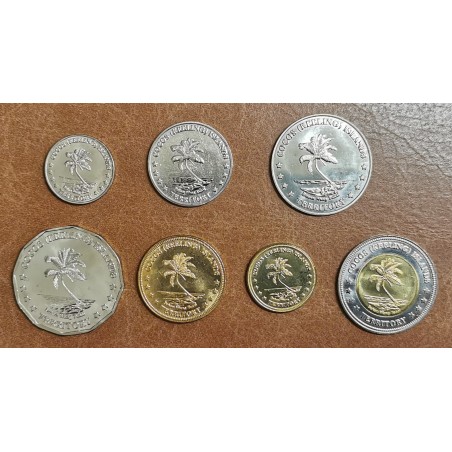 Euromince mince Kokosové ostrovy 7 mincí 2004 (UNC)