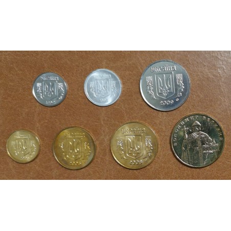 eurocoin eurocoins Ukraina 7 coins 1992-2019 (UNC)