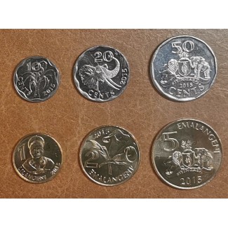 eurocoin eurocoins Kingdom of Eswatini 6 coins 2015 (UNC)
