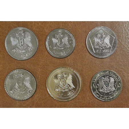 Euromince mince Sýria 6 mincí 1996-2018 (UNC)