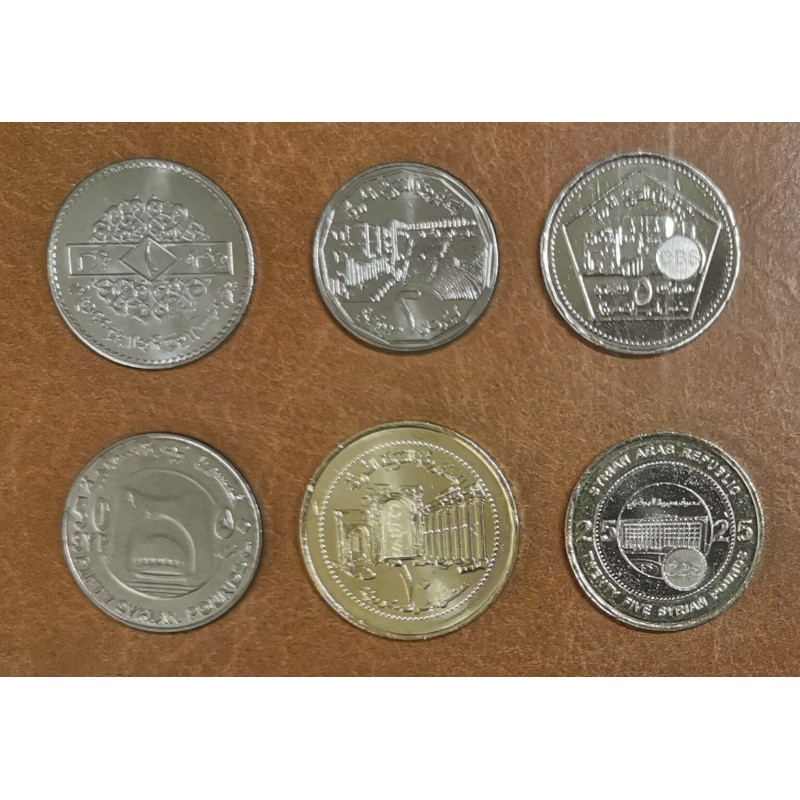 Euromince mince Sýria 6 mincí 1996-2018 (UNC)