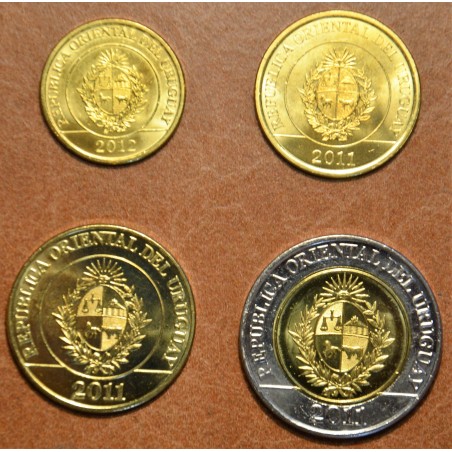 eurocoin eurocoins Uruguay 4 coins 2011 (UNC)