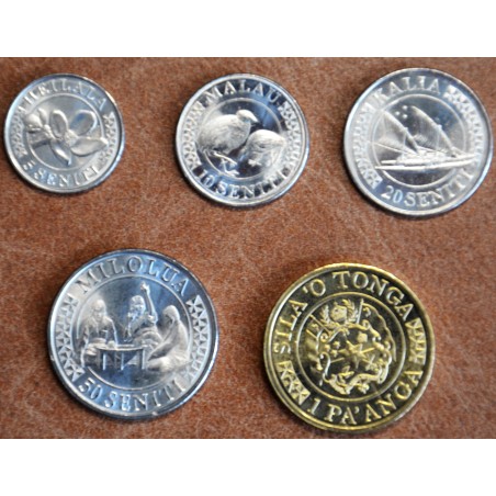 eurocoin eurocoins Tonga 5 coins 2015 (UNC)