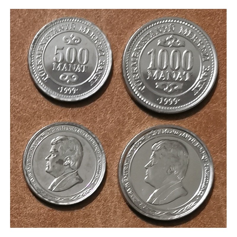 Euromince mince Turkménsko 2 mince 1999 (UNC)