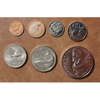 eurocoin eurocoins Cook Islands 7 mincí 1973-1975 (UNC)
