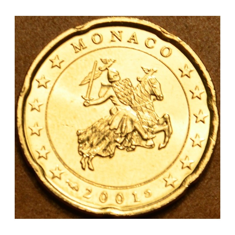 euroerme érme 20 cent Monaco 2001 (UNC)