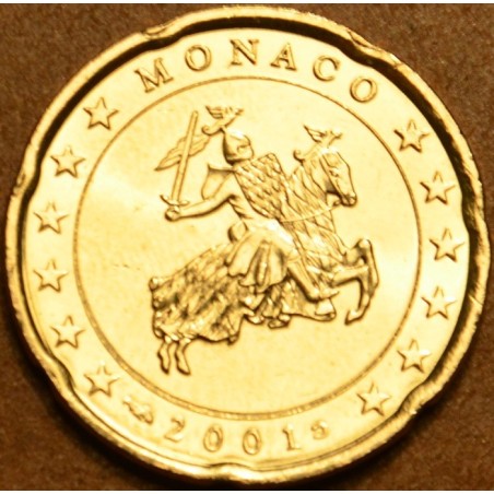 eurocoin eurocoins 20 cent Monaco 2001 (UNC)