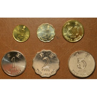 eurocoin eurocoins Hong Kong 6 coins 1993-2013 (UNC)