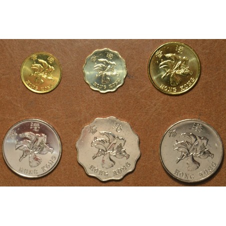 eurocoin eurocoins Hong Kong 6 coins 1993-2013 (UNC)