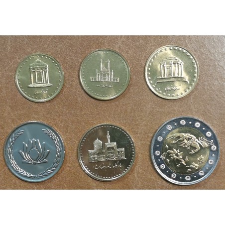 eurocoin eurocoins Iran 6 coins 1996-2006 (UNC)