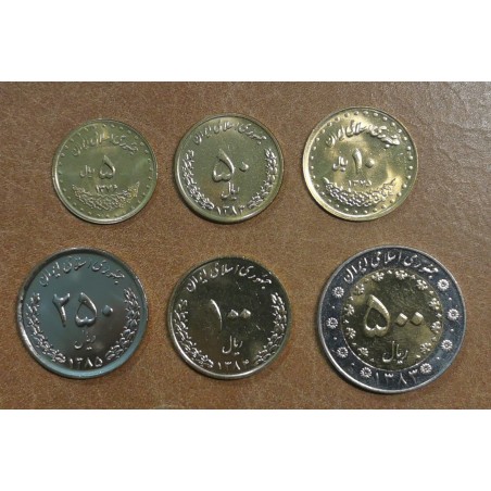 eurocoin eurocoins Iran 6 coins 1996-2006 (UNC)