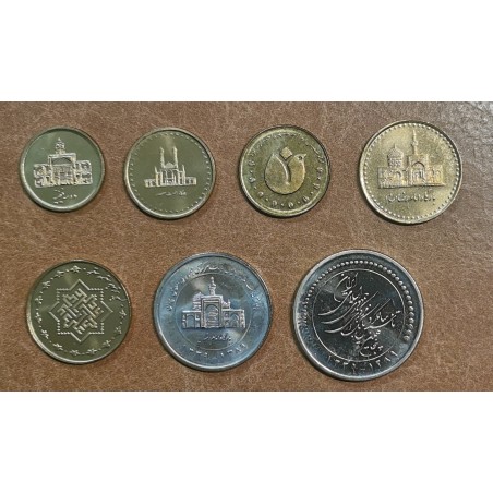 eurocoin eurocoins Iran 7 coins 2003-2011 (UNC)