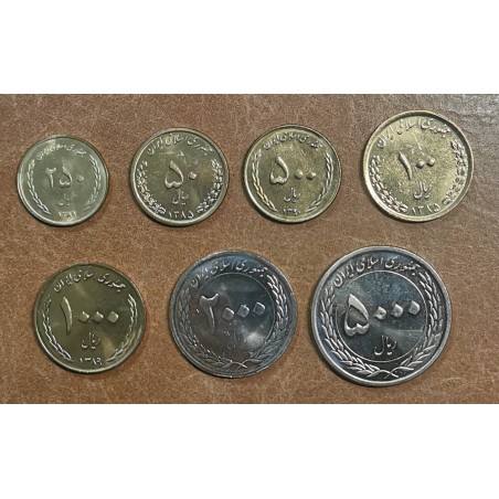 Euromince mince Irán 7 mincí 2003-2011 (UNC)