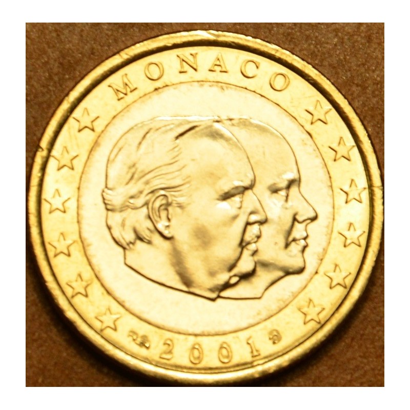Euromince mince 1 Euro Monaco 2001 (UNC)