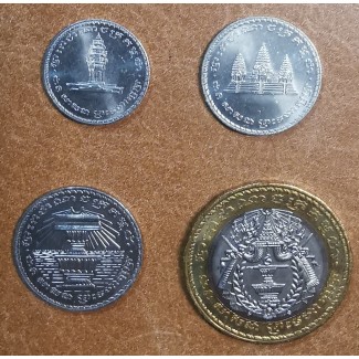 eurocoin eurocoins Cambodia 4 coins 1994 (UNC)