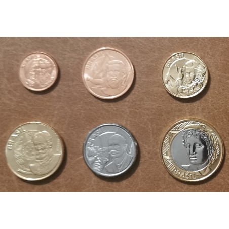 eurocoin eurocoins Brasil 6 coins 1998-2018 (UNC)