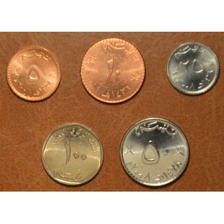 Euromince mince Omán 5 mincí 1983-2009 (UNC)