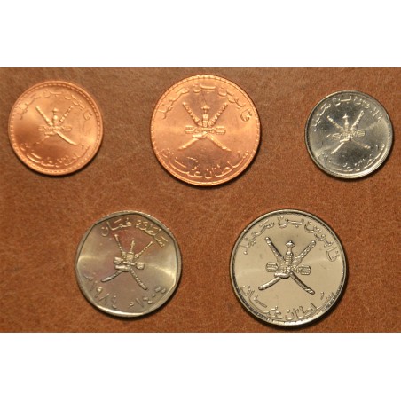 Euromince mince Omán 5 mincí 1983-2009 (UNC)