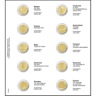 eurocoin eurocoins Lindner page 33 into album of 2 Euro coins (Oct ...