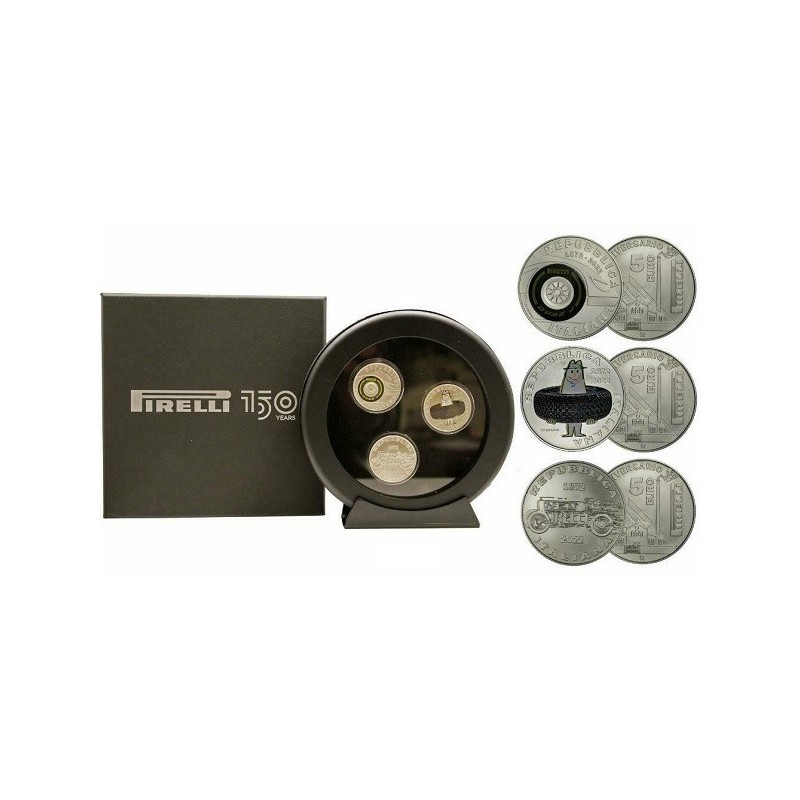 eurocoin eurocoins 5 Euro Italy 2022 - Triptych Pirelli (BU)