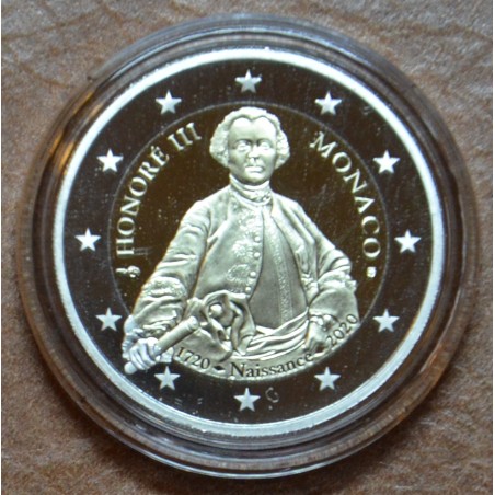 Euromince mince 2 Euro Monaco 2020 - Prince Honore III. (Proof)
