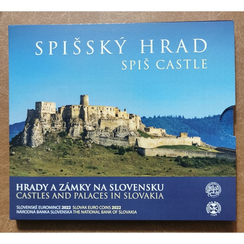 eurocoin eurocoins Slovakia 2022 set of coins - Spiš Castle (BU)