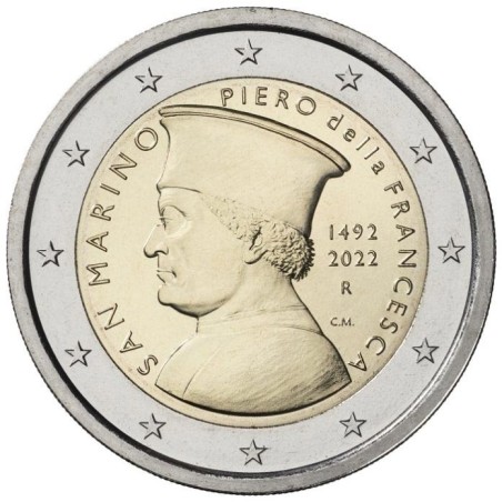 Euromince mince 2 Euro San Marino 2022 - Piero Della Francesca (BU)