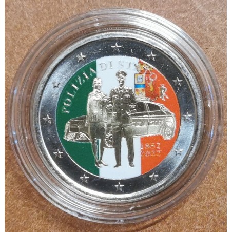 Euromince mince 2 Euro Taliansko 2022 - Talianska národná polícia I...
