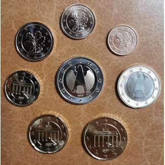 Euromince mince Nemecko 2022 \\"J\\" sada 8 mincí (UNC)