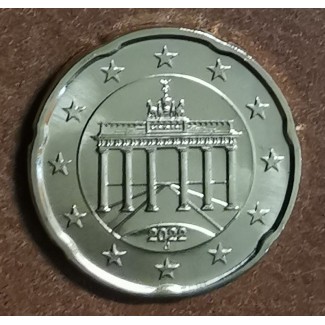 Euromince mince 20 cent Nemecko 2022 \\"J\\" (UNC)