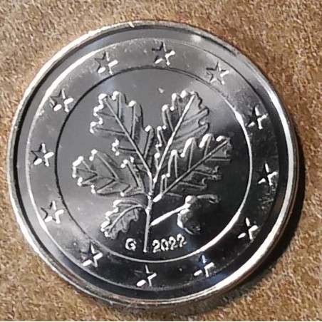 Euromince mince 1 cent Nemecko 2022 \\"G\\" (UNC)