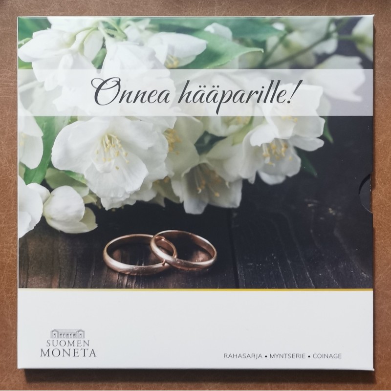 eurocoin eurocoins Finland 2022 set of 8 eurocoins - Just married (BU)