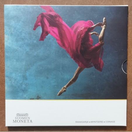 Euromince mince Fínsko 2022 - sada 9 euromincí - Fínsky národný bal...