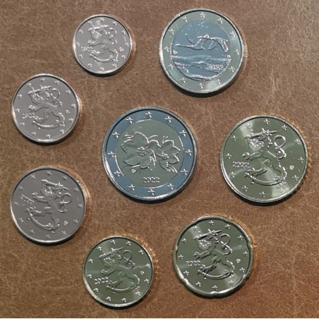 eurocoin eurocoins Finland 2022 set of 8 eurocoins (UNC)