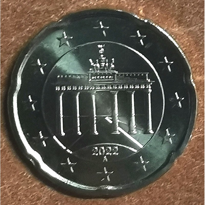 Euromince mince 20 cent Nemecko 2022 \\"A\\" (UNC)