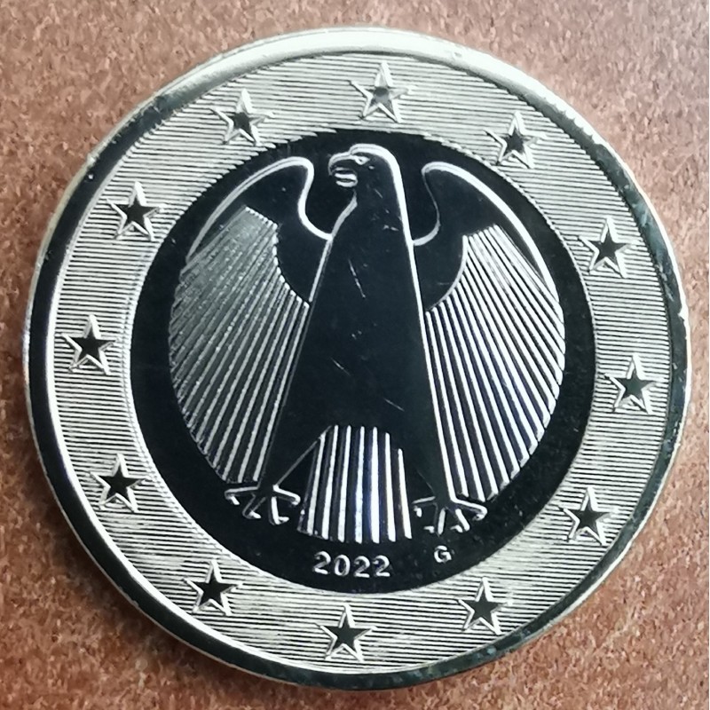 eurocoin eurocoins 1 Euro Germany 2022 \\"G\\" (UNC)
