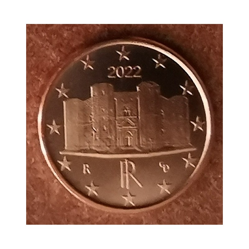 Euromince mince 1 cent Taliansko 2022 (UNC)