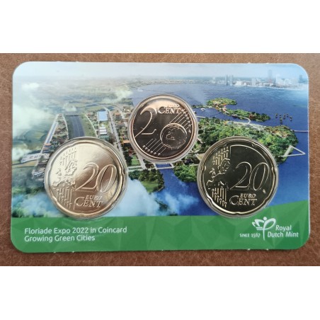 eurocoin eurocoins 42 cent Netherlands 2022 - Floriade Expo (BU karta)