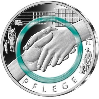 Euromince mince 10 Euro Nemecko 2022 \\"A\\" Opatrovanie (UNC)