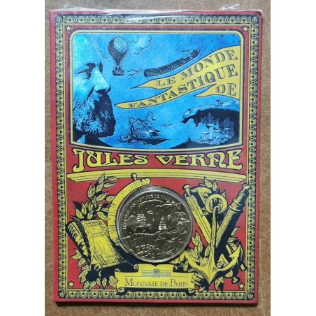 Euromince mince 1/4 Euro Francúzsko 2005 - Jules Verne (UNC)