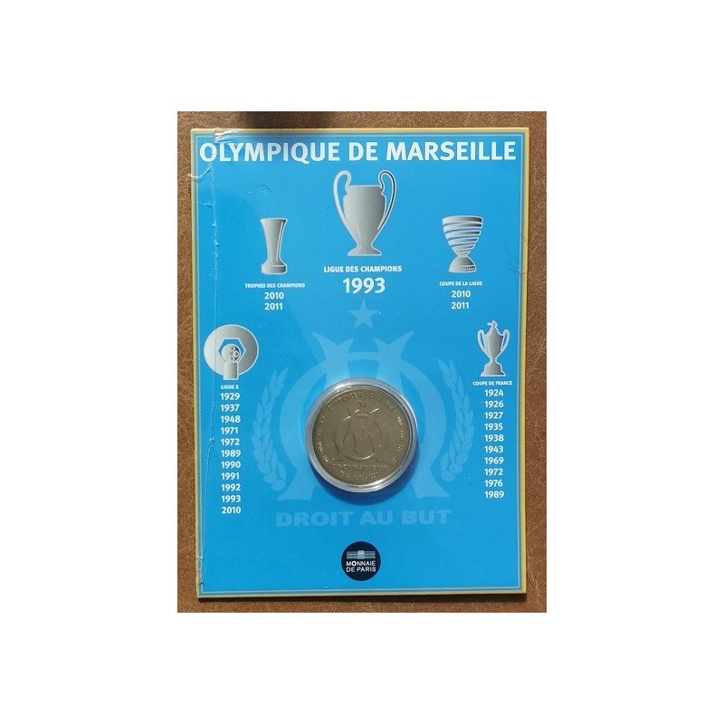 eurocoin eurocoins 1,50 Euro France 2011 - Olympique de Marseille (BU)