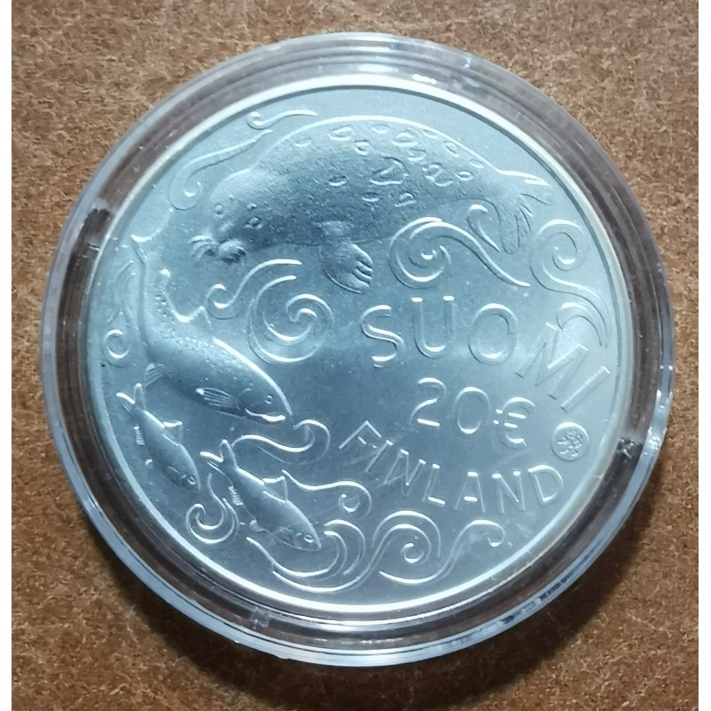 Euromince mince 20 Euro Fínsko 2011 - Ochrana Baltického mora (BU)