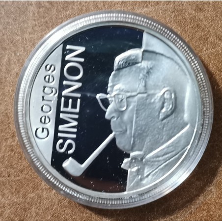 Euromince mince 10 Euro Belgicko 2003 - George Simenon (Proof)