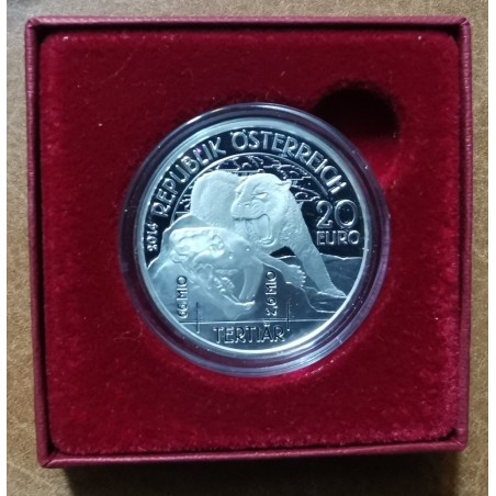 Euromince mince 20 Euro Rakúsko 2014 Terciér - Život na Zemi (Proof)