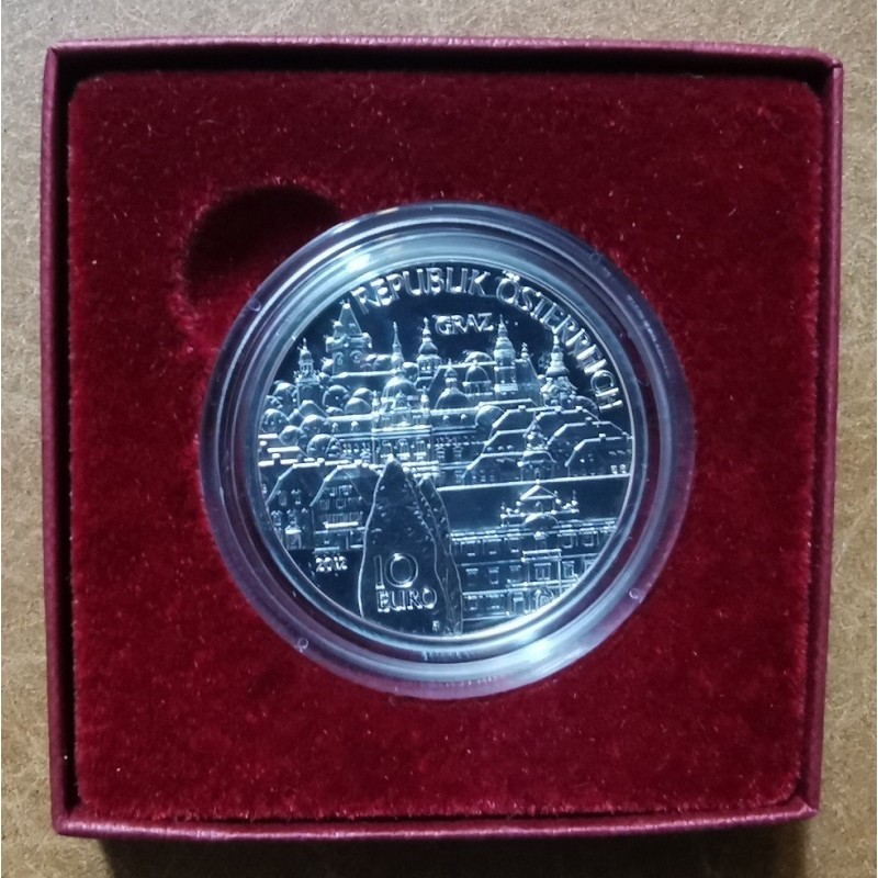 euroerme érme 10 Euro Ausztria 2012 Styria - Graz (Proof)