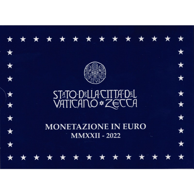 eurocoin eurocoins Vatican 2022 official set + 20 Euro Ag coin (Proof)