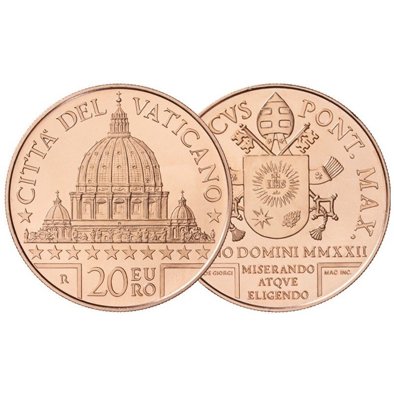 eurocoin eurocoins 20 Euro Vatican 2022 - Art and Faith: Saint Pete...