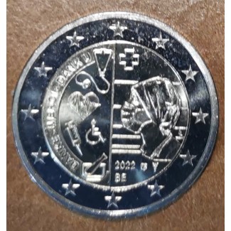 Euromince mince 2 Euro Belgicko 2022 - Zdravotná starostlivosť (UNC)