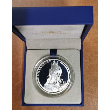 Euromince mince 10 Euro Francúzsko 2012 - L'Hermione (Proof)